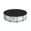 Telo con Elastico per Piscina Esterna Rotonda Diametro 427 cm Copertura Estiva