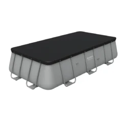 Telo Copertura Piscina Rettangolare 488x244 cm Invernale con Drenaggio
