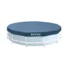 Telo Copri Piscina Frame 366 cm Rotonda Protezione Intex Copertura da Esterno