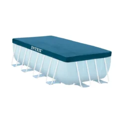Telo Copri Piscina 400x200 cm Frame Rettangolare Fuoriterra Intex Copertura