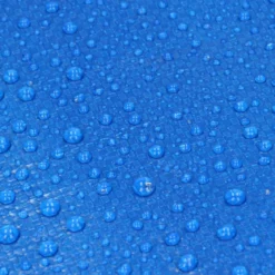 Telo Occhiellato Idrorepellente PE Blu 5x8 m Lavabile Bordi Rinforzati