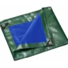 Telo Occhiellato Impermeabile in Polietilene Verde Blu 10x14m 130g/m2