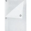 Telo Retinato Trasparente 350x400 cm Occhiellato PE Copertura Esterni