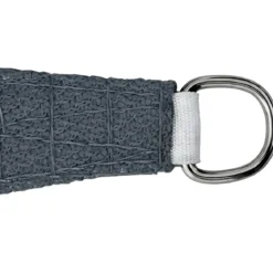 Telo Vela Ombreggiante 360x360 cm Grigio Antracite Quadrato da Esterno