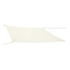 Tenda a Vela Rettangolare 4x5 m Bianco Impermeabile da Esterno