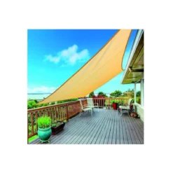 Tenda a Vela 3x3 Quadrata Telo Ombreggiante da Giardino Esterno Parasole