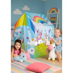 Tenda da Gioco per Bambini Casetta Unicorno per Cameretta da Interno