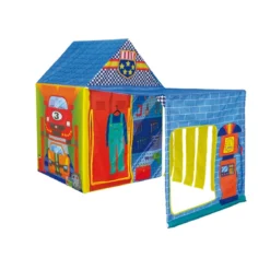 Tenda da Gioco per Bambini Officina Meccanico Casetta Bimbi Uso Interno Esterno