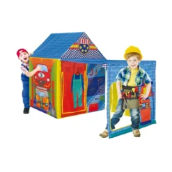 Tenda da Gioco per Bambini Officina Meccanico Casetta Bimbi Uso Interno Esterno