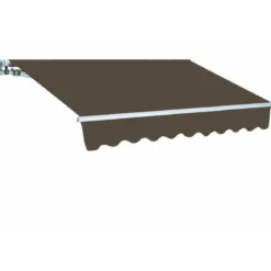 Tenda da Sole a Bracci Retrattili 250x200 Marrone con Rullo da Esterno Balcone
