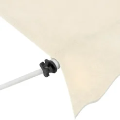 Tenda da Sole a Caduta Senza Viti 300x130 Altezza Regolabile Beige