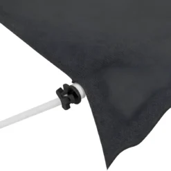Tenda da Sole a Caduta Senza Viti 300x130 Altezza Regolabile Antracite