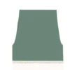 Tenda da Sole a Caduta 140x250 a Soffitto per Terrazzo Parasole Verde