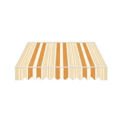 Tenda da Sole a Caduta 100x245 cm Alluminio e Poliestere Arancione