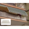 Tenda da Sole a Caduta 300x250 cm Balcone Alluminio Poliestere Tortora