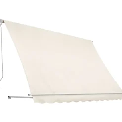 Tenda da Sole a Caduta 250x250 cm Beige Bracci Senza Cassone Esterno