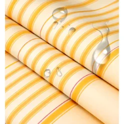 Tenda da Sole a Caduta 400x300 Riga Giallo Bianco Bracci Senza Cassone