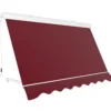 Tenda da Sole a Caduta 80x250 Rosso Ferrara Cassonata Bracci da Esterno