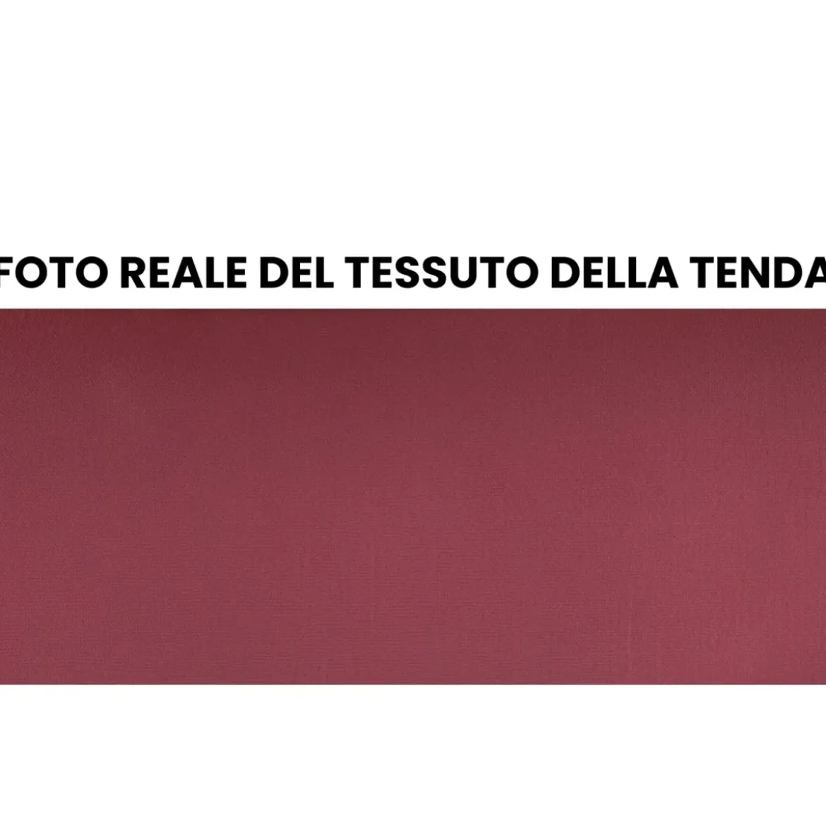 Tenda da Sole a Caduta 80x250 Rosso Ferrara Cassonata Bracci da Esterno