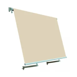 Tenda da Sole Beige 300x245 a Caduta con Bracci da Terrazzo Avvolgibile Esterno