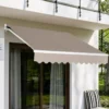Tenda da Sole Bracci Retrattili 395x250 cm con Motore Tortora