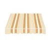 Tenda da Sole Bracci Retrattili 395x250 cm Alluminio Arancione Beige