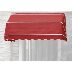 Tenda da Sole Cappottina 180x100 cm Rosso Ferrara Esterno Impermeabile