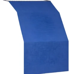 Tenda da Sole Cotone 140x350 Blu Lavabile Anelli Ganci Sacchetto
