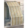 Tenda da Sole Cotone 140x250 Multiriga Giallo Lavabile Anelli Ganci