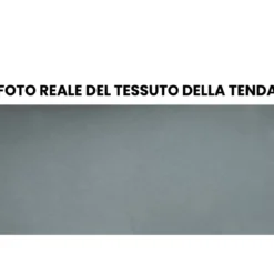 Tenda da Sole Grigio 200x150 con Bracci Retrattili Pendenza Regolabile