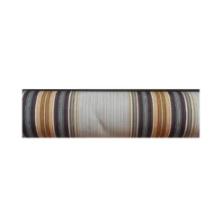 Tenda da Sole Riga Beige Caduta con Bracci 245x245 Terrazzo Avvolgibile Esterno