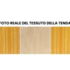 Tenda da Sole Riga Gialla 400x250 Bracci Retrattili a Barra Quadra