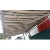 Tenda da Sole 250x200 Riga Rossa Balcone a Bracci Retrattili Esterno Avvolgibile