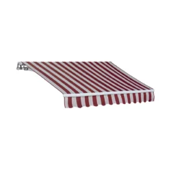 Tenda da Sole 250x200 Riga Rossa Balcone a Bracci Retrattili Esterno Avvolgibile