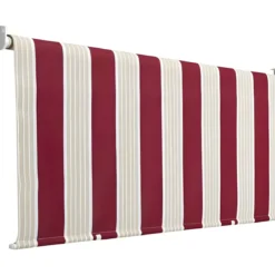 Tenda Parasole a Caduta 200x250 Rullo Alluminio Soffitto Terrazzo Riga Bordeaux
