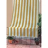 Tenda Riga Bianco Giallo Parasole 140x250 a Soffitto per Terrazzo Balcone