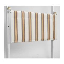 Tenda Sole Caduta Riga Beige 150x250 H Rullo Alluminio Attacco Soffitto Terrazzo
