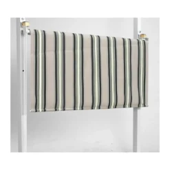 Tenda Sole Caduta 150x250 H Riga Verde Attacco Soffitto Terrazzo Rullo Alluminio