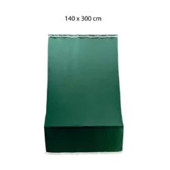 Tenda 140x300 Parasole a Soffitto con Anelli Ombreggiante Verde