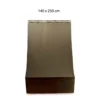 Tenda 140x250 Parasole a Soffitto con Anelli Ombreggiante Marrone