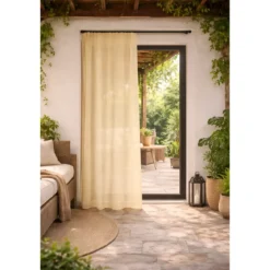 Tenda Zanzariera 140x240 Avorio Poliestere Anti Insetti Porta Finestra