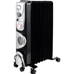 Termoradiatore Elettrico Ardes 9 Elementi 2000W con Termostato Nero