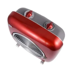 Termoventilatore Vintage Oscillante Stufa Elettrica Caldobagno 2000 W Mini Rosso