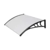Tettoia Copertura 150x100 Pensilina Policarbonato Compatto Satinato Opalino