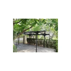 Tettoia in Alluminio 3x5 metri Carport Policarbonato Gazebo Posto Auto