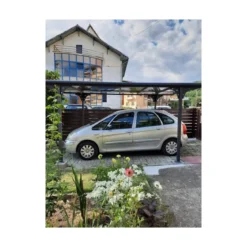 Tettoia in Alluminio 3x5 metri Carport Policarbonato Gazebo Posto Auto