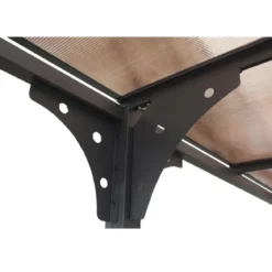 Tettoia in Alluminio 3x5 metri Carport Policarbonato Gazebo Posto Auto