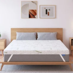 Topper Gel Memory per Materasso a una Piazza e Mezza Letto 120x190