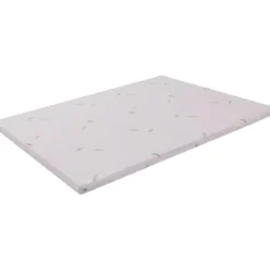 Topper Memory Foam alla Francese 140x190 cm h5 Sfoderabile Aloe