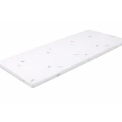 Topper Memory Foam Materasso Singolo 80x200 cm h5 Sfoderabile Aloe